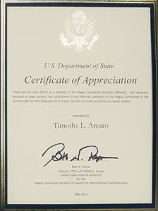 Certificate of Appreciation